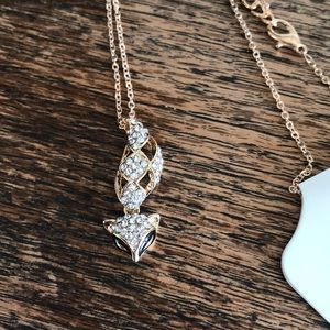 Cute, little fox necklace.